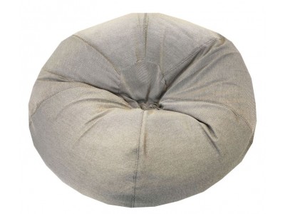 ПУФ Барбарон XL голяма ябълка Royal Deluxe (екрю/италианска мебелна дамаска)